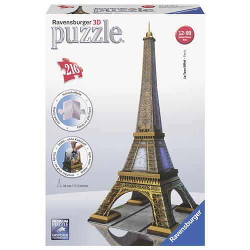 Ravensburger Eiffeltoren - 3D Puzzel gebouw van 216 stukjes