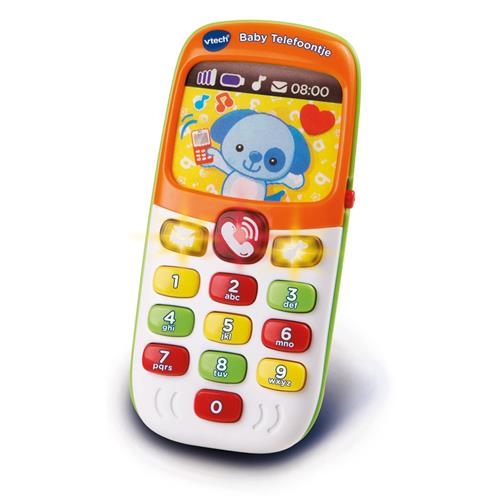 VTech Baby Telefoon - Cadeau - Interactief Speelgoed - Educatief Kindertelefoon - Cadeau - Oranje