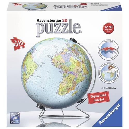 Ravensburger 3D puzzel de aarde (Engels)- 3D Puzzel - 540 stukjes