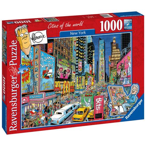 Ravensburger puzzel Fleroux New York - Legpuzzel - 1000 stukjes