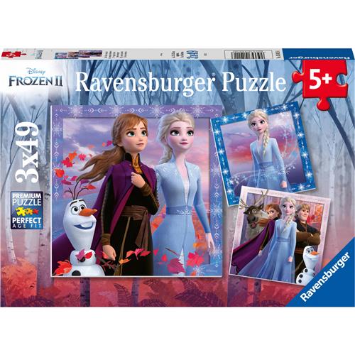 Ravensburger puzzels Disney Frozen 2 - 3 x 49 stukjes - kinderpuzzel