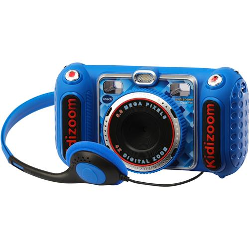 VTech KidiZoom Duo DX Kindercamera - 10-in-1 Interactieve Speelgoed Camera - Cadeau - Kinderspeelgoed 4 Jaar tot 10 Jaar - Blauw