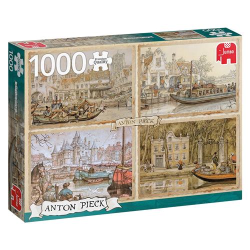 PC Anton Pieck - Canal Boats 1000pcs