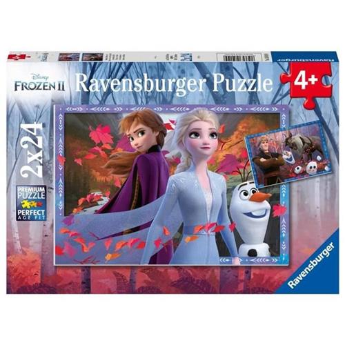 Ravensburger puzzel Disney Frozen 2 - 2x24 stukjes - kinderpuzzel