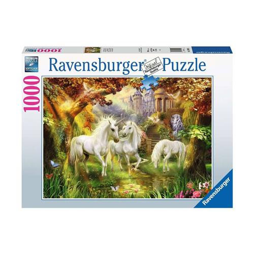 Ravensburger puzzel Eenhoorns in de herfst - Legpuzzel - 1000 stukjes