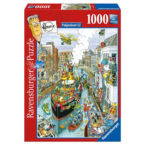 Ravensburger puzzel Fleroux Pakjesboot - Legpuzzel - 1000 stukjes