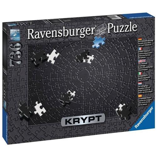 Ravensburger Krypt Puzzel Zwart - Legpuzzel - 736 stukjes