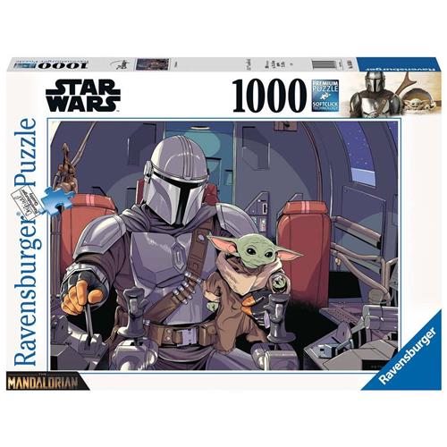 Ravensburger puzzel Disney Star Wars The Mandalorian - Legpuzzel - 1000 stukjes