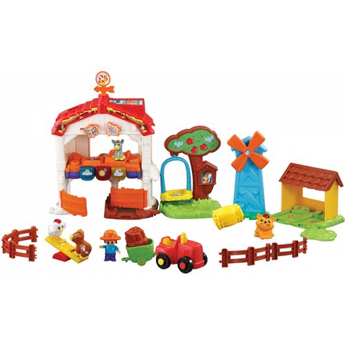 VTech Zoef Zoef Dieren Vrolijke Dierenboerderij - Cadeau - Speelfigurenset - Speelgoed met Liedjes & Reacties - 1 tot 5 Jaar