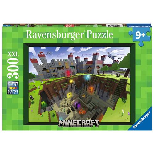 Ravensburger puzzel Minecraft Cutaway - Legpuzzel - 300 XXL stukjes