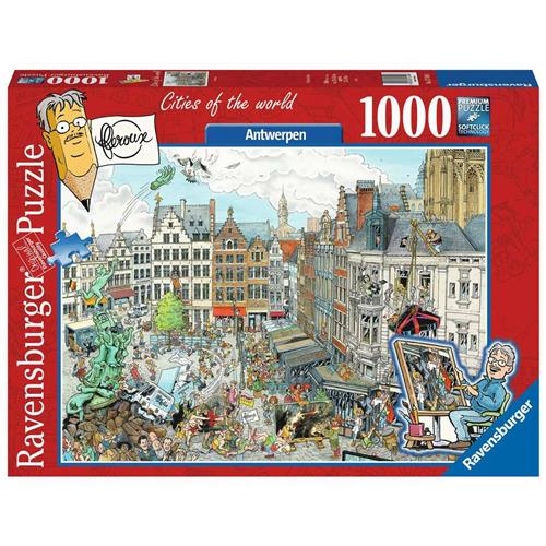 Ravensburger puzzel Fleroux Antwerpen- legpuzzel - 1000 stukjes