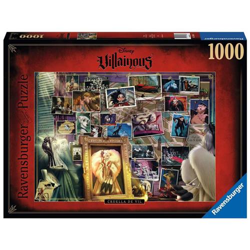 Ravensburger puzzel Villainous Cruella de Vil - Legpuzzel - 1000 stukjes