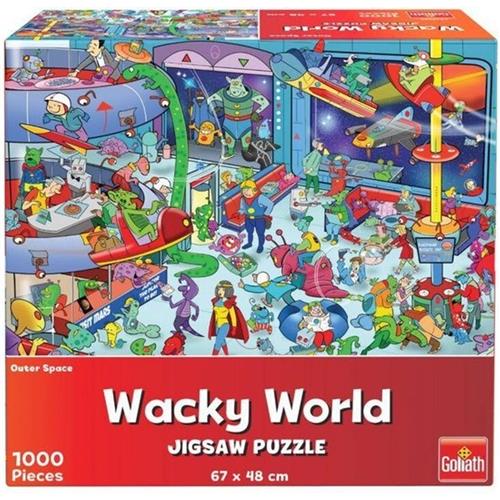 Goliath Wacky World Puzzel Outerspace 1000 Stukjes