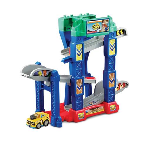 VTech Toet Toet Auto's 4-in-1 Stuntbaan - Interactief Speelgoed - Educatief Babyspeelgoed - Vanaf 1 tot 5 Jaar