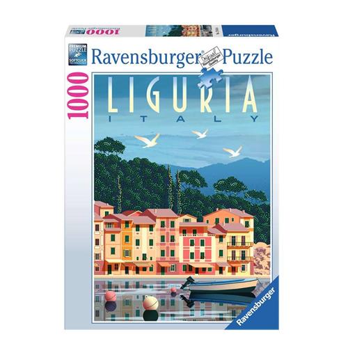 Ravensburger puzzel Postcard from Liguria, Italy - Legpuzzel - 1000 stukjes