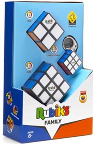 Rubik's Kubus Set - Originele 3x3-kubus met 2x2-kubus en 3x3-sleutelhangerkubus