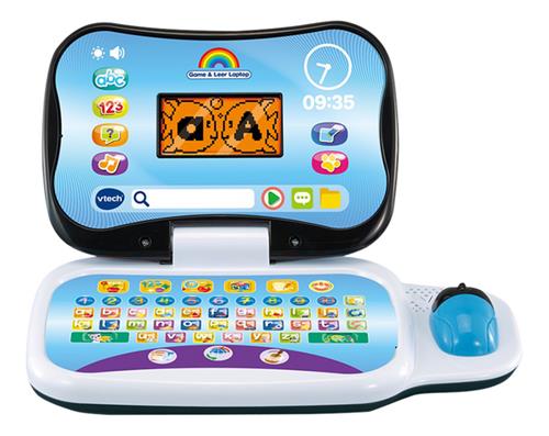 VTech Game & Leer Laptop Leercomputer - Kinderlaptop - Educatief & Interactief Speelgoed - Sint Cadeau - Kinderspeelgoed 3 Jaar