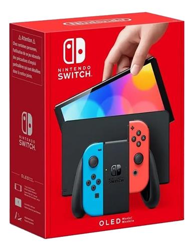 Nintendo Switch OLED - Blauw/Rood