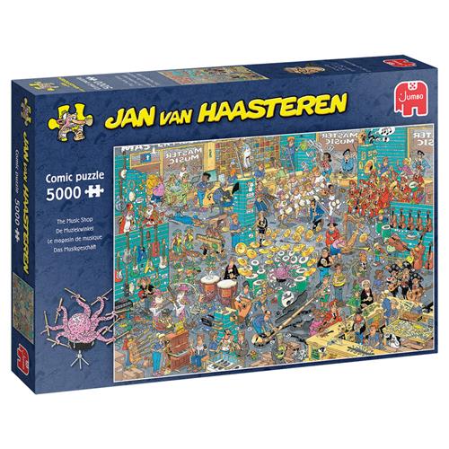 Jan van Haasteren De Muziekwinkel puzzel - 5000 stukjes