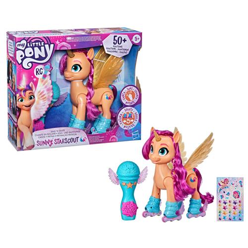 My Little Pony Film Zingende en Skatende Sunny - Franstalig Speelfiguur