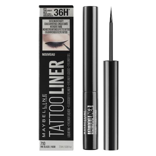 3x Maybelline Tattoo Liner Liquid Ink Eyeliner 710 Inked Black