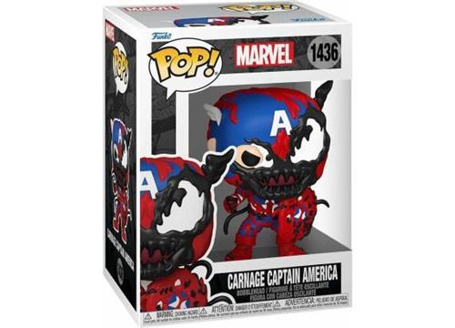 Marvel Carnage Captain America vinylfiguur 1436 Funko Pop! meerkleurig