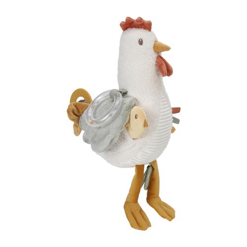 Little Dutch - Activiteitenknuffel kip 25cm - Little Farm