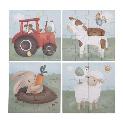 Little Dutch - 4 in 1 puzzel FSC - Little Farm