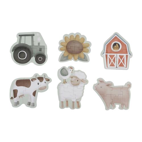 Little Dutch - 6 in 1 puzzel FSC - Little Farm