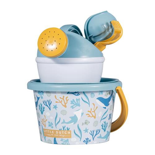 Little Dutch Strandset 9,5 cm 5-delig Oceans Dream Blauw