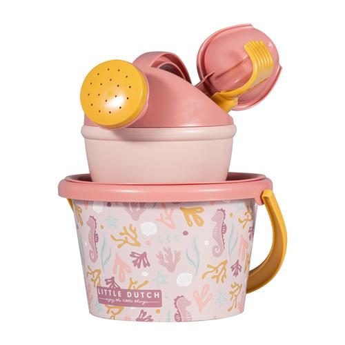 Little Dutch Strandset 9,5 cm 5-delig Oceans Dream Roze