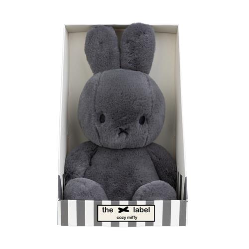 Nijntje Cozy Miffy Knuffel - Grey - 23 cm