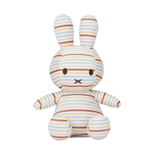 Nijntje x Little Dutch - Vintage Sunny Stripes - Knuffel all over print 25 cm