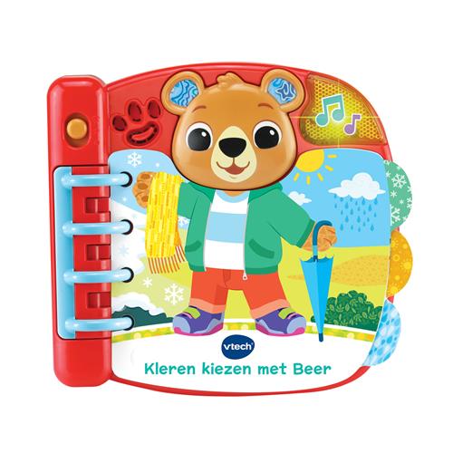 VTech Dierenvriendjes Kleren Kiezen met Beer - Educatief Speelgoed - Boekje voor Jongens & Meisjes - Van 1 tot 3 Jaar