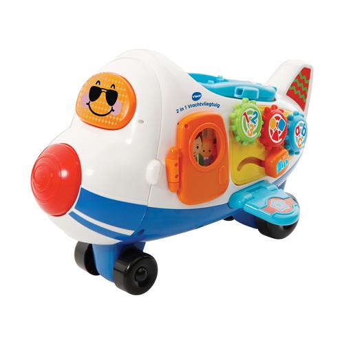 VTech Toet Toet Auto's 2 in 1 Vrachtvliegtuig - Educatief Baby Speelgoed - Speelgoed Auto - Cadeau - 1 tot 5 Jaar