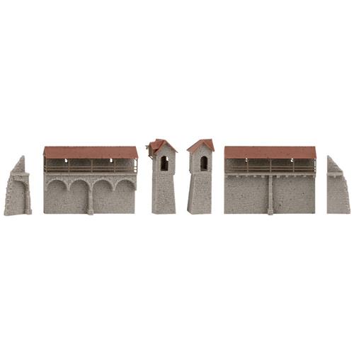 Faller - 1:160 Set Oude Stadsmuur (3/22) *fa232170 - modelbouwsets, hobbybouwspeelgoed voor kinderen, modelverf en accessoires