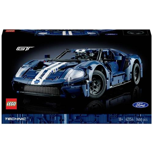 LEGO Technic 2022 Ford GT Auto Supercar Modelbouwpakket voor Volwassenen - 42154