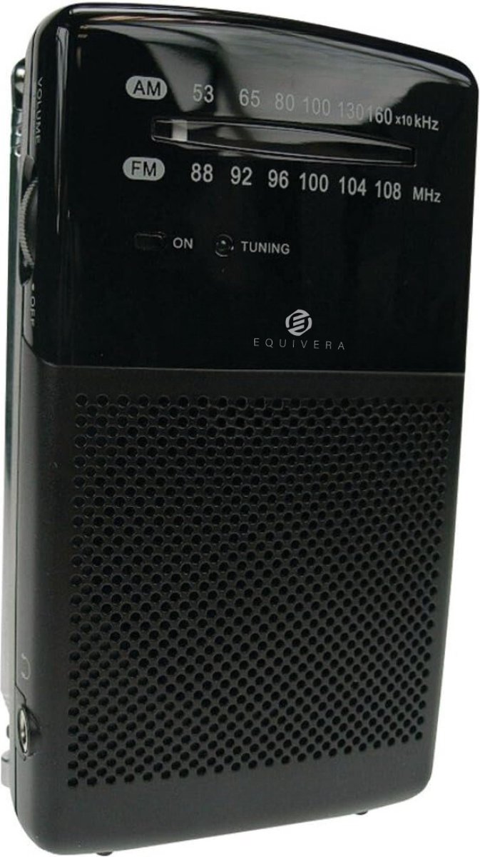 Padwa Lifestyle Draagbare Mini Radio, FM/AM/SW, Zwart, 5W Padwa Lifestyle Draagbare Mini Radio, FM/AM/SW, Zwart, 5W