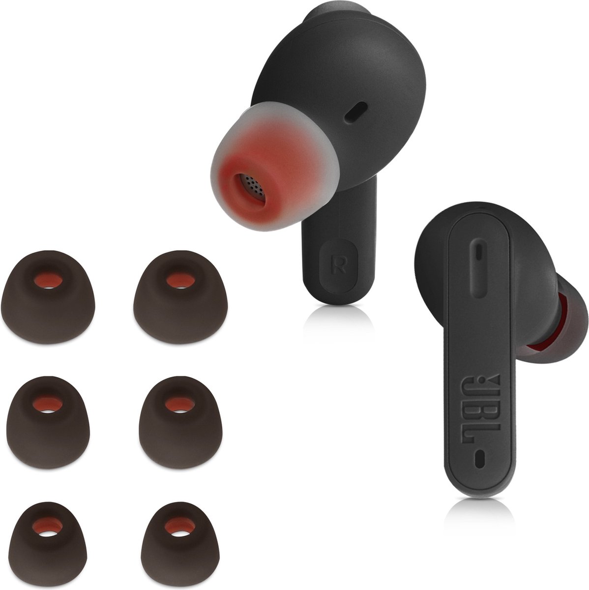 Kwmobile 6x cover voor in-ear oortjes compatibel met Apple - Vergelijk