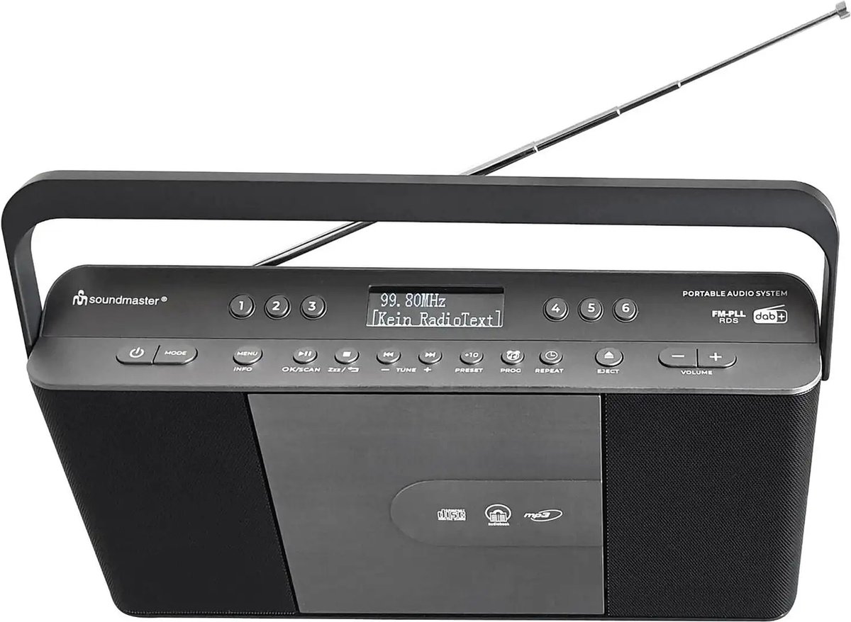 Soundmaster RCD1755SI Draagbare kofferradio